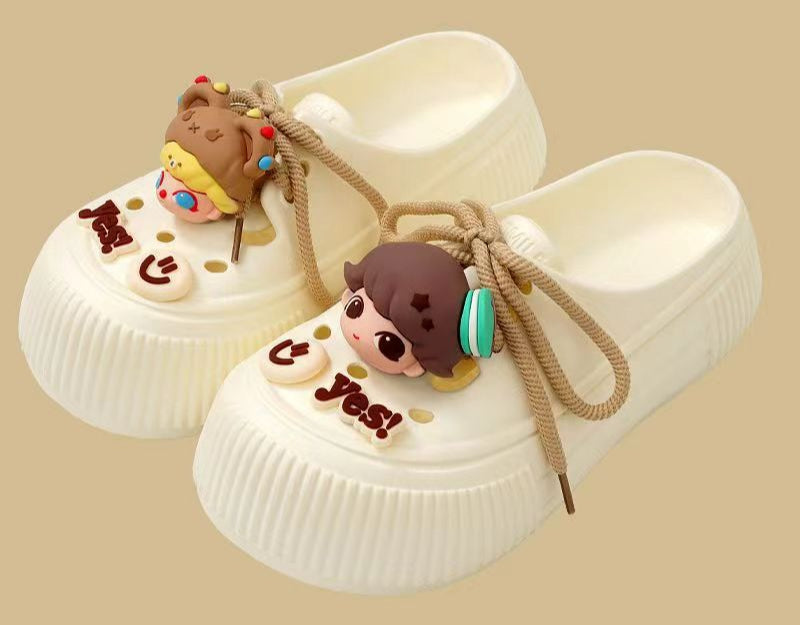 Thick bottom cartoon cute slippers