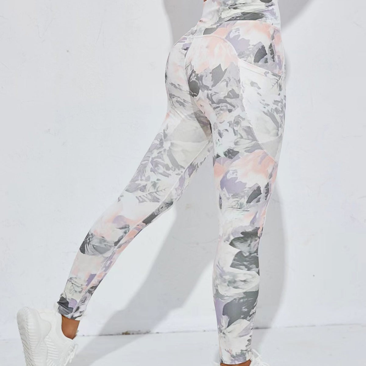 Ink Printed Yoga Tight Sports Pants