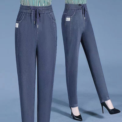 High Waist Stretch Soft Jeans