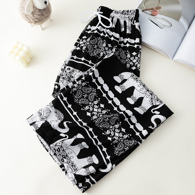 Yoga Elephant Wide Leg Pants