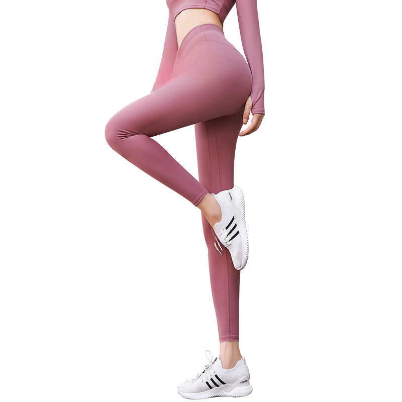 Elastic Hip Yoga Pants