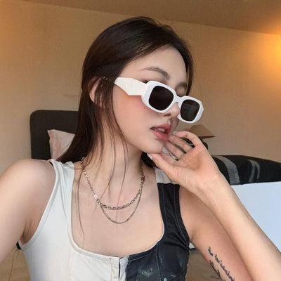 women Retro Small-Frame Sunglasses