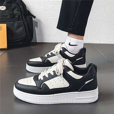 White Trendy Platform Sneakers