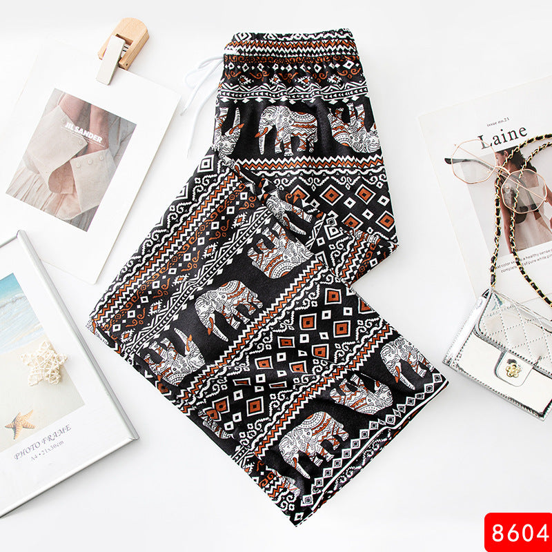 Yoga Elephant Wide Leg Pants