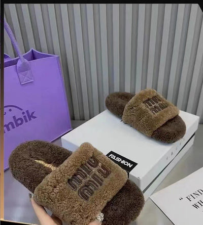 Thick-Soled Mao Mao Slippers