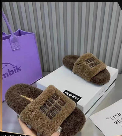 Thick-Soled Mao Mao Slippers