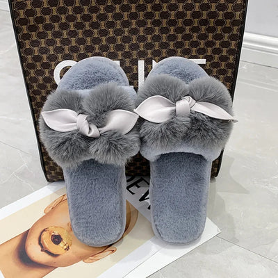 Women's Flat Bottom Cotton Slippers