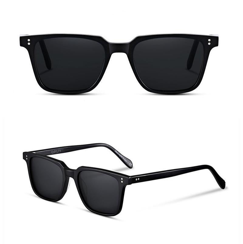 Square Black Anti-UV Sunglasses