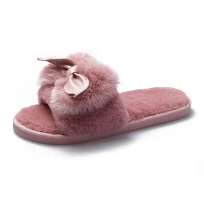 Women's Flat Bottom Cotton Slippers