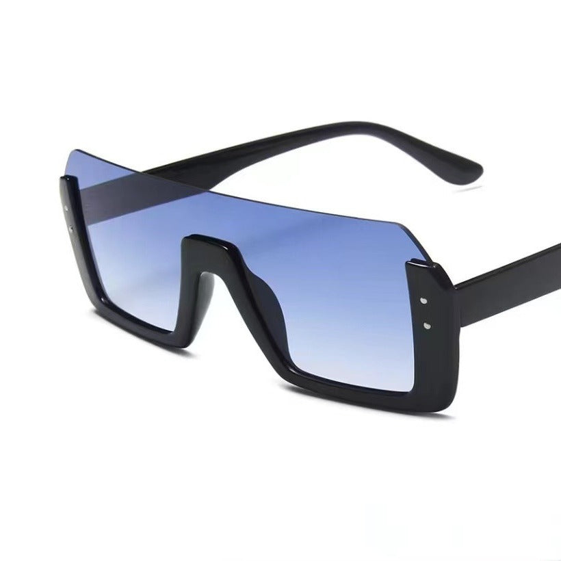 Half Frame Multicolor Sunglasses