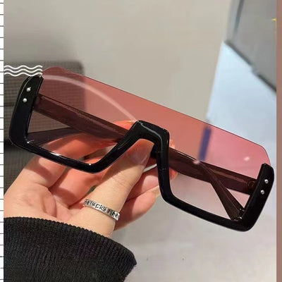 Half Frame Multicolor Sunglasses