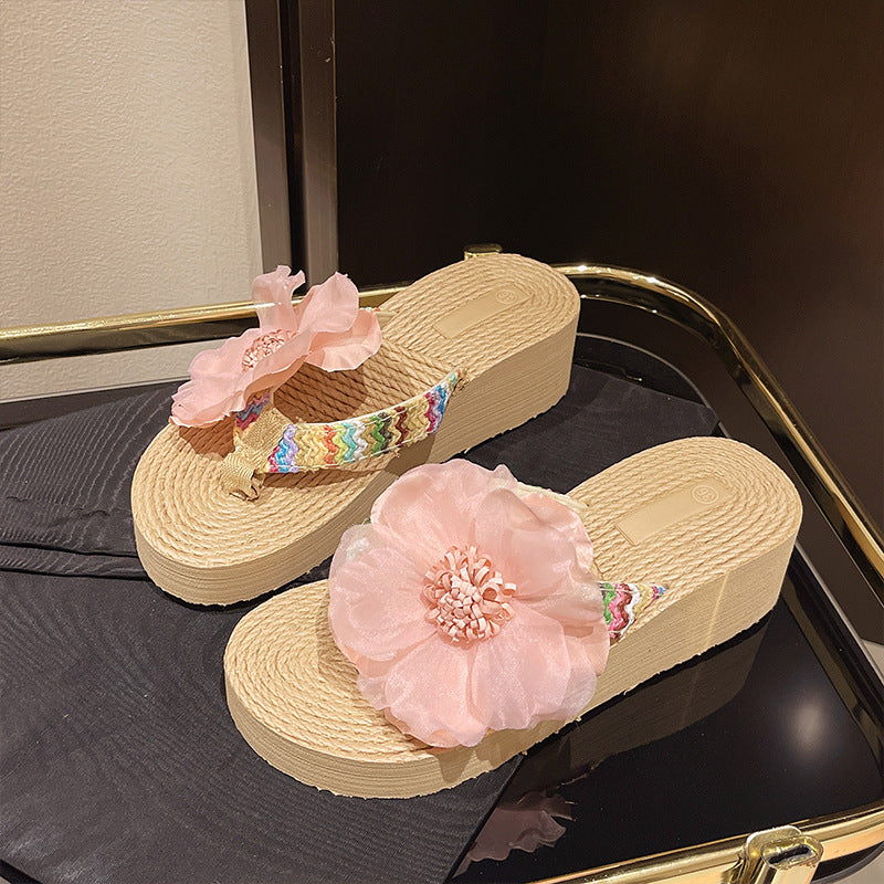 Fairy flower Flip Flops