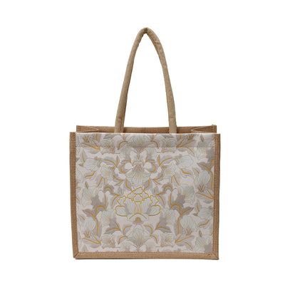 linen women's handbag