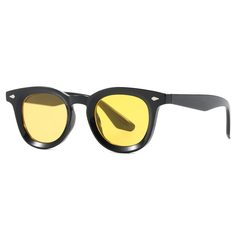 Oval Frame Retro Personalized Sunglasses