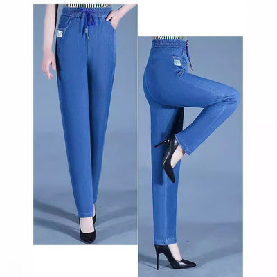 High Waist Stretch Soft Jeans