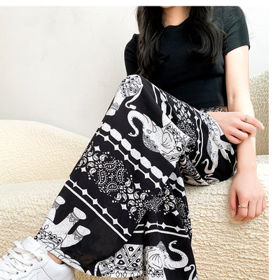 Yoga Elephant Wide Leg Pants