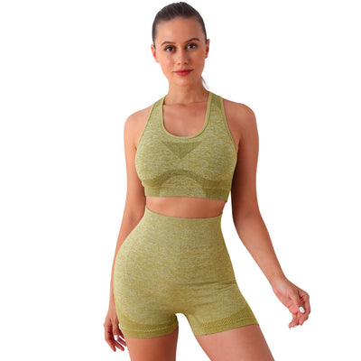 Vest and shorts two-piece set yoga suit