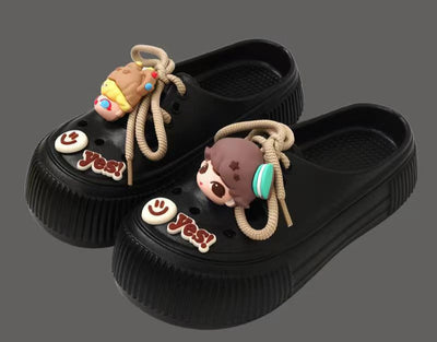 Thick bottom cartoon cute slippers