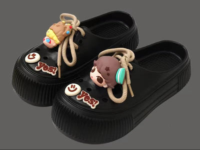 Thick bottom cartoon cute slippers