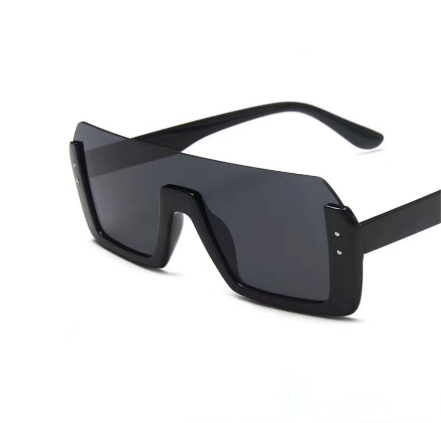 Half Frame Multicolor Sunglasses