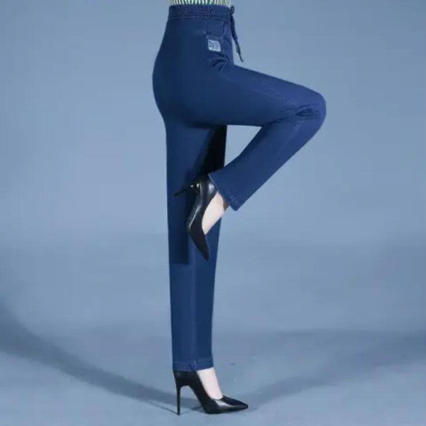 High Waist Stretch Soft Jeans