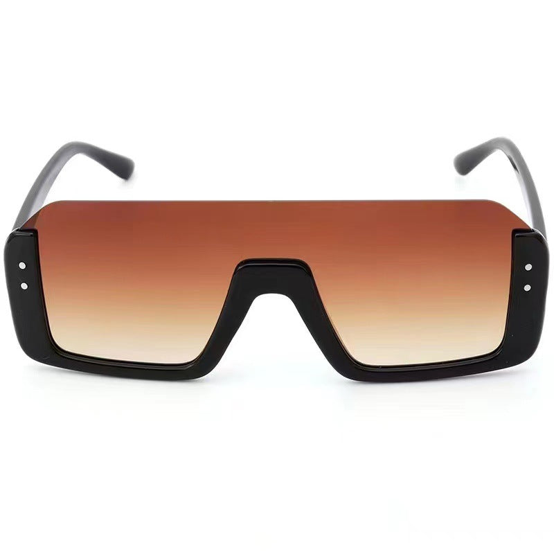 Half Frame Multicolor Sunglasses