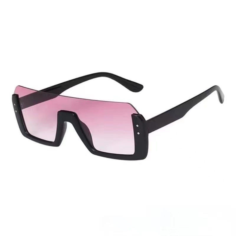 Half Frame Multicolor Sunglasses